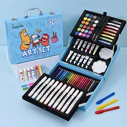 Set za bojenje u koferu 82 delova Plavi
