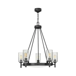 Hinkley HK-COLLIER5-BX - Luster na lancu COLLIER 5xE27/40W/230V preč. 68,5 cm