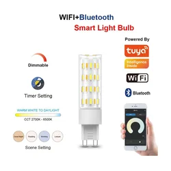 Immax NEO 07763CDO - SET 3x LED CCT prigušiva sijalica G9/4W/230V Wi-Fi Tuya+daljinski upravljač