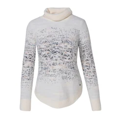 KOROSHI Pulover temno modra/off-bela