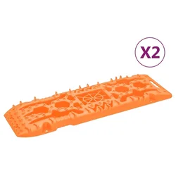 Daske za vuču 2 kom narančaste 107 x 31 x 7 cm najlonske