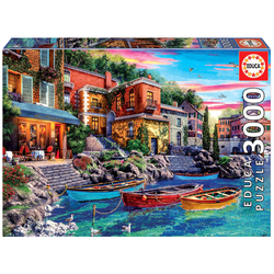 Puzzle Sunset in Como Educa 3000 dijelova od 11 godina