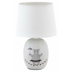 Rabalux DORKA Stona lampa, 1xE14, Bela