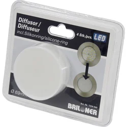 Briloner 7224-040 - SET 4x difuzora za ugradna svetla, prečnik 69 mm