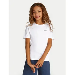 Calvin Klein Jeans Majica  črna / bela