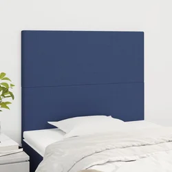 Uzglavlje plavo 100x5x118/128 cm tkanina