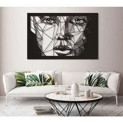 Metalna slika Beauty mysterius girl 60x100