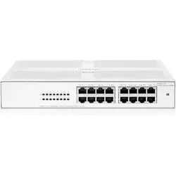 HPE Networking Instant On Switch Series 1430 16-Port Gb Unmanaged Layer 2 Ethernet Switch | 16x 1G | Fan-Less | US Cord (R8R47A#ABA)