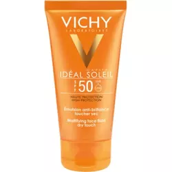 Vichy Capital Soleil zaštitni matirajući fluid za lice SPF 50+ (Mattifying Face Fluid Dry Touch) 50 g