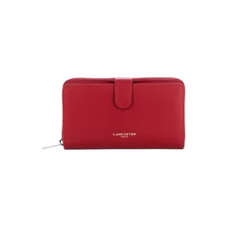 LANCASTER Paris Denarnica Lancaster Compagnon Smooth Rouge rdeča