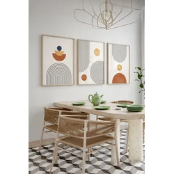 Wallity Slika 3Dartsoho16, 3 dela, 33 x 48 cm
