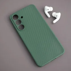 Maska Carbon fiber za Samsung S25 FE/ S731B zelena