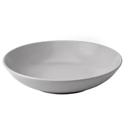 FÄRGKLAR Duboki tanjir, matirano svetlosiva, 23 cm