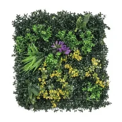 Umetna zelena stena G21 Listo Herb, 50x50 cm
