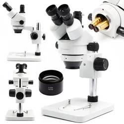 shumee Techrebal 10HT trinokularni stereo mikroskop 3,5X - 45X + objektiv 0,5x