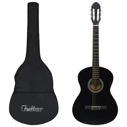 Klasična gitara za početnike s torbom crna 4/4 39 