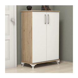 HANAH HOME Cipelarnik Asta Walnut White