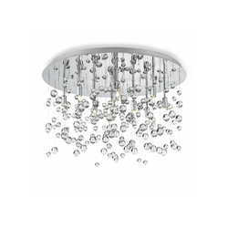 Ideal Lux - LED plafonska svetiljka NEVE 8xG9/3W/230V, prečnik 40,5 cm, hrom