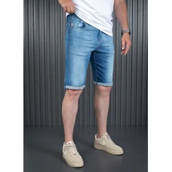 Denistar Muški šorts 100-2837, Regular, Plavi