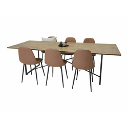 jedilnica set Dallas 4080 76x100x250cm
