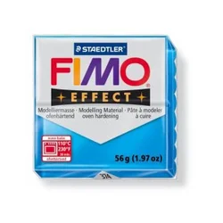Modelirna masa FIMO Effect za termalno obdelavo - 56 g - Transparent modra