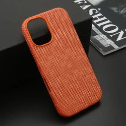 Futrola woven touch magsafe za iphone 17 (6.3) narandzasta ( F125362 )