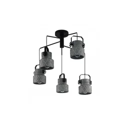 Eglo 39856 - Plafonski luster HILCOTT 5xE27/40W/230V