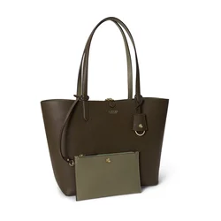 Lauren Ralph Lauren Nakupovalna torba  oliva