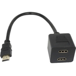 FAST ASIA Adapter konvertor HDMI (M) - VGA (F) crni