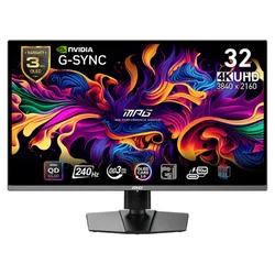 32 inča MPG 321URX 4K UHD 3840x2160 QD OLED 240Hz Tip-C 90W G-Sync gaming monitor