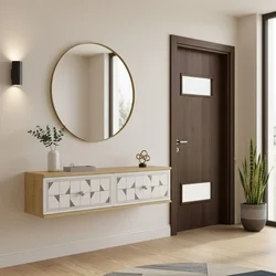Hanah Home komoda Moka 120, 120 cm, hrast Sapphire / bela / srebrna