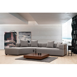 Atelier del Sofa Ugaona garnitura Gondol 105x70x105cm Siva
