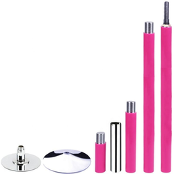 Novi plesni drog s silikonsko prevleko Pink