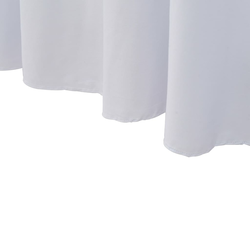 vidaXL Raztegljiva pregrinjala za mizo 2 kosa 183x76x74 cm bela