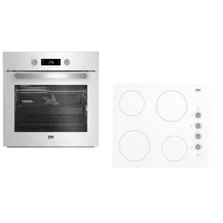 BEKO  ugradni set rerna i ploča  BSM 24300 W BIM24300WS+HIC 64100 W