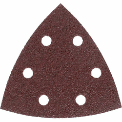 Bosch Pro F460 Brusni papir 2608621687, G120, 93 × 93 mm, 6 rupa, 5 komada