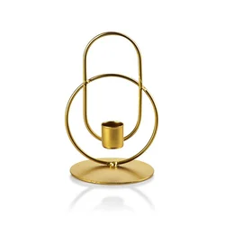 Mondex Svečnik Cedric Gold 9Cmxv15Cm, (5000158494)