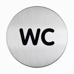 Piktogram: WC - ? 83 mm