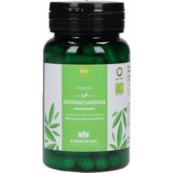 Cosmoveda Ashwagandha kapsule - Bio - 80 kap.