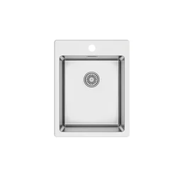 Metalac Ideal 340B Usadna sudopera sa sifonom, O 90, 390×505 mm