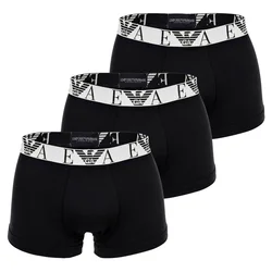 Emporio Armani Boksarice črna/bela