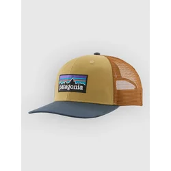 Patagonia P-6 Logo Trucker Cap lynx tan