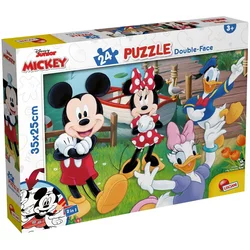 Lisciani Puzzle Disney Mickey, Dvostrane, 24 dijelova