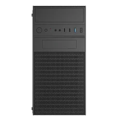 Akyga AK19BK ohišje za računalnik Micro ATX, stolp, USB-C, USB 3.0, črno