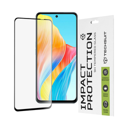 Techsuit 111D celoplošno zaštitno staklo za Oppo A98 5G - Crna KP28072