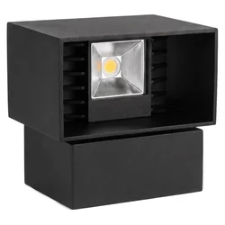 LED spoljašnje zidno svetlo LED/6W/230V IP54 crno