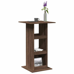 Barski stol s prostorom smeđa boja hrasta 60x60x102 cm drveni