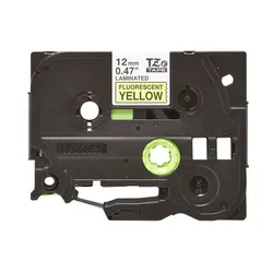 BROTHER TRAK TZC31 FLUO RUMEN/ČRN 12MM