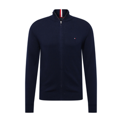 TOMMY HILFIGER Pletena jopa, modra