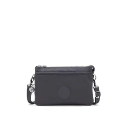 KIPLING Torba za čez ramo Riri bazaltno siva